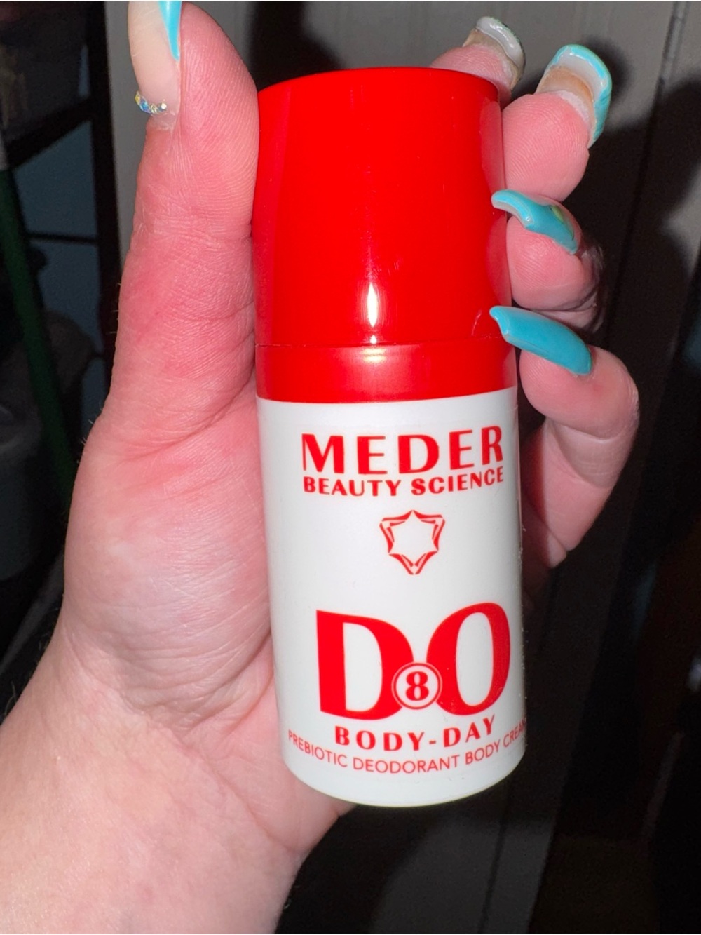 Prebiotic body deodorant cream